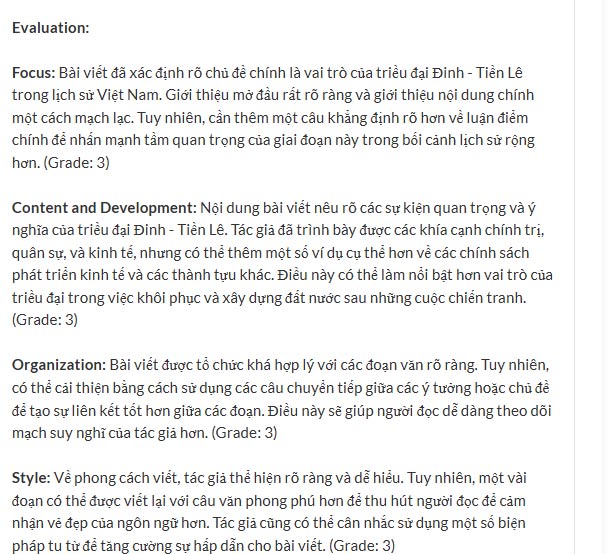 Instructions for grading assignments and providing feedback using AI tools. Picture 13
