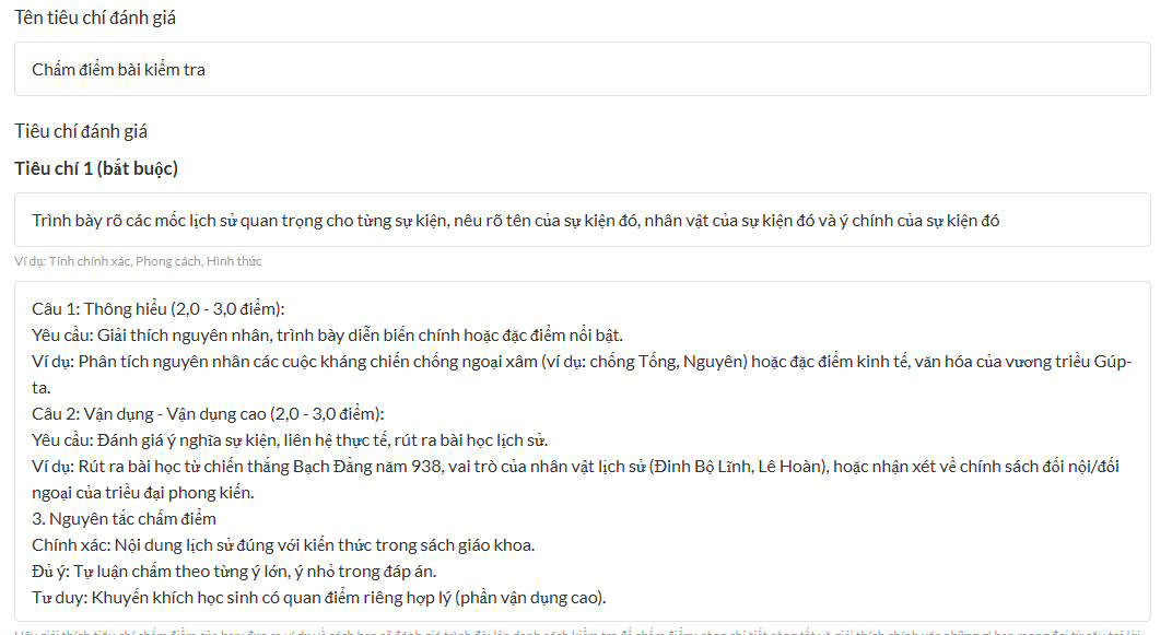 Instructions for grading assignments and providing feedback using AI tools. Picture 7