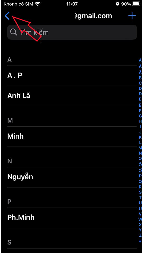Instructions for grouping contacts on iPhone Picture 1