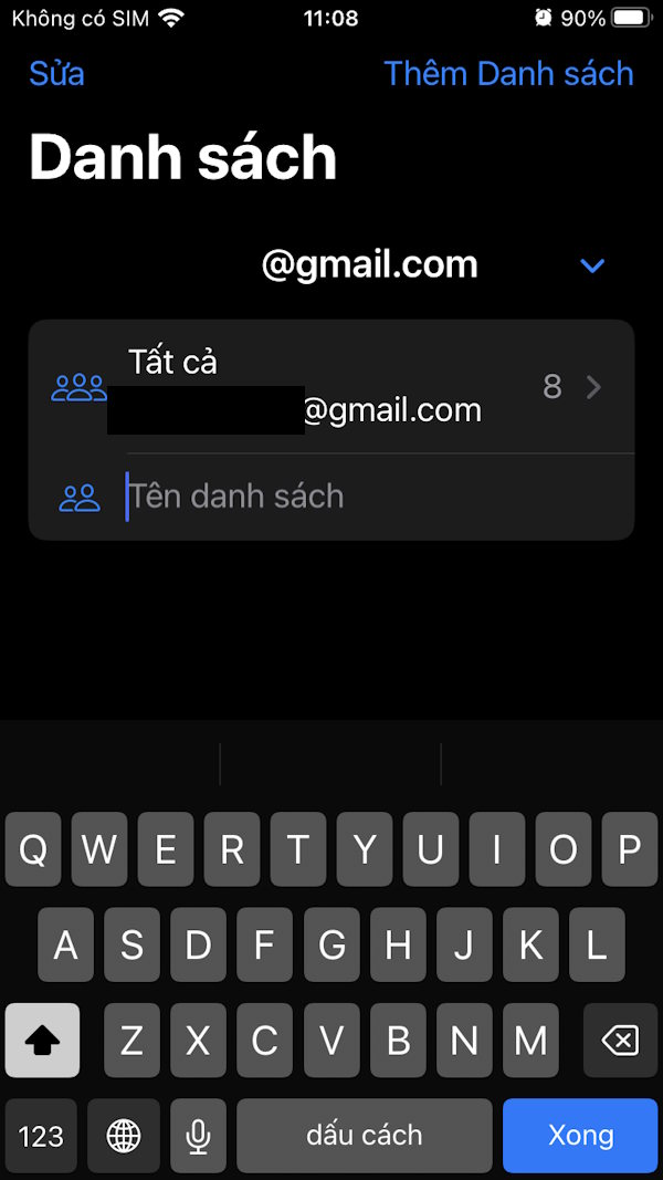 Instructions for grouping contacts on iPhone Picture 3