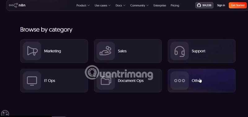 Picture 2 of Instructions on Importing Pre-Made Templates into Workspace on n8n