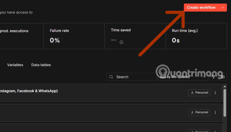 Picture 7 of Instructions on Importing Pre-Made Templates into Workspace on n8n