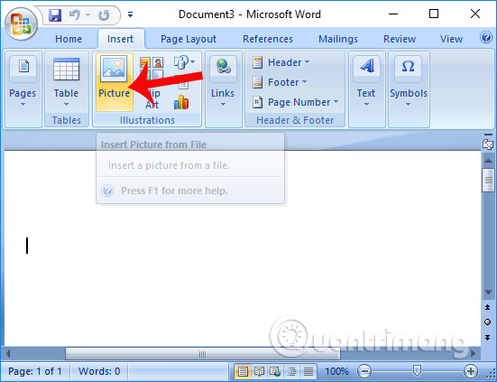 Instructions for inserting text into images in Word - Design banners, greeting cards,... Picture 12