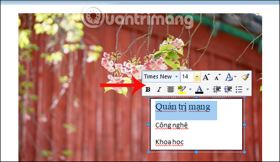 Instructions for inserting text into images in Word - Design banners, greeting cards,... Picture 18