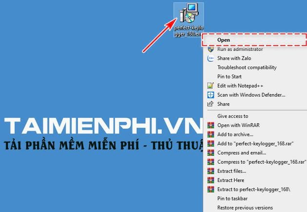 Picture 2 of Instructions for installing and using Perfect Keylogger