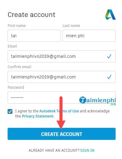 Picture 13 of Instructions for installing AutoCAD 2019 on a computer.