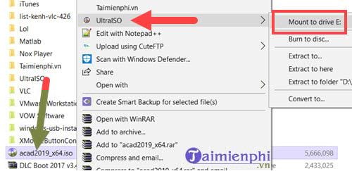 Picture 2 of Instructions for installing AutoCAD 2019 on a computer.