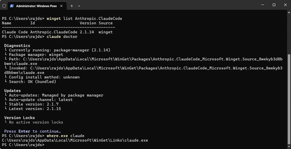 Instructions for installing Claude Code on Windows 11 Picture 2