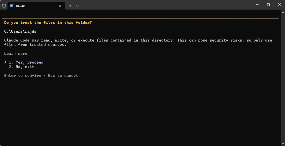 Instructions for installing Claude Code on Windows 11 Picture 6