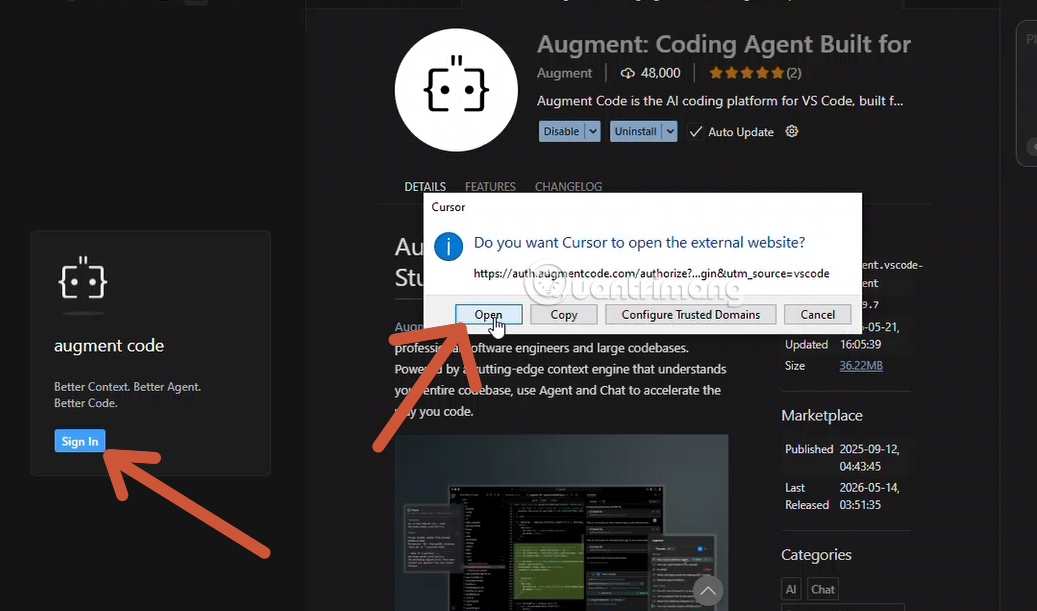 images 4 of Instructions for installing extensions in Cursor