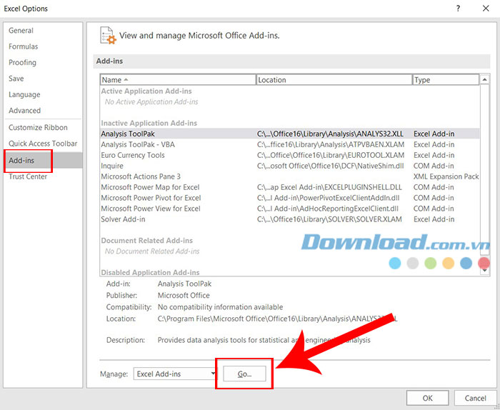 images 7 of Instructions for installing, integrating, and using VnTools in Excel.