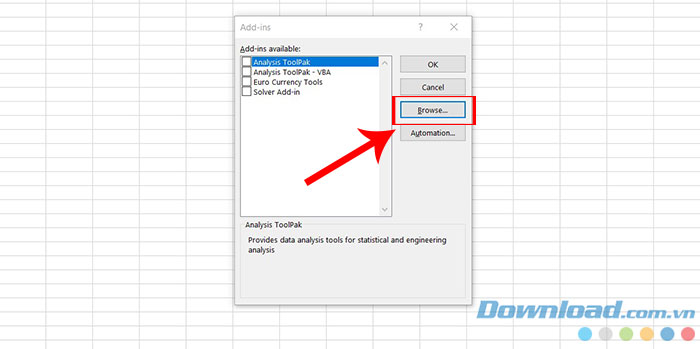 images 8 of Instructions for installing, integrating, and using VnTools in Excel.