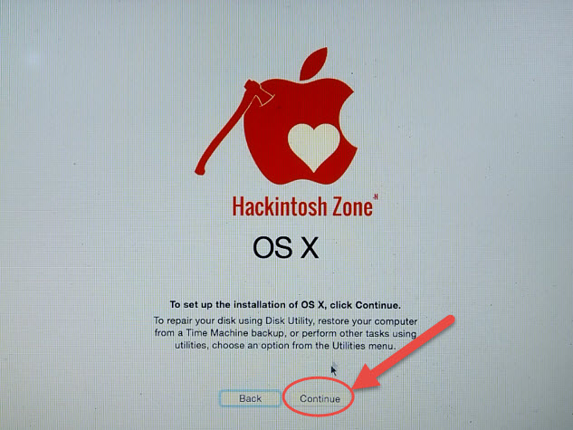 Instructions for installing Mac OS on laptop using USB Picture 13