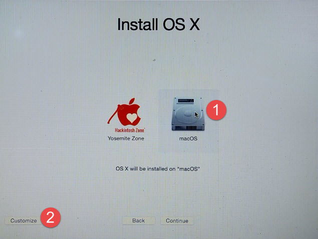 Instructions for installing Mac OS on laptop using USB Picture 14