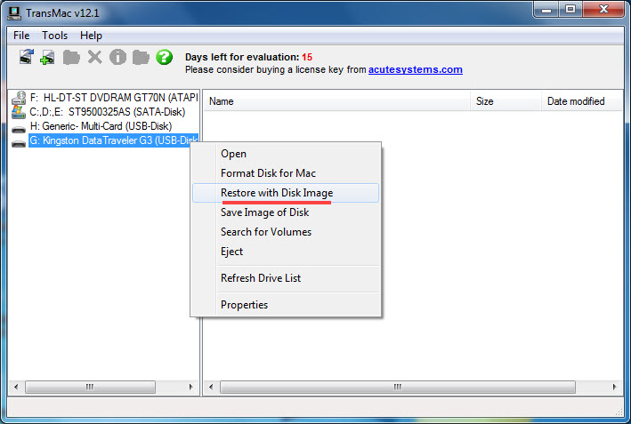 Instructions for installing Mac OS on laptop using USB Picture 5