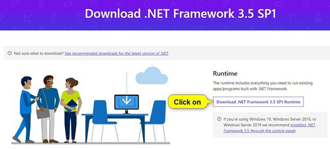 Instructions for installing .NET Framework 3.5 on Windows 10 Picture 4