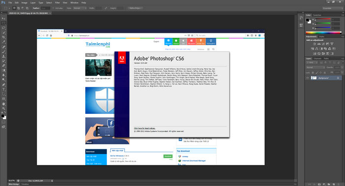 Instructions for installing Photoshop CS6 on PCs and Laptops Picture 11