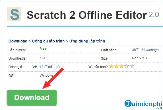 Instructions for installing Scratch offline Picture 1