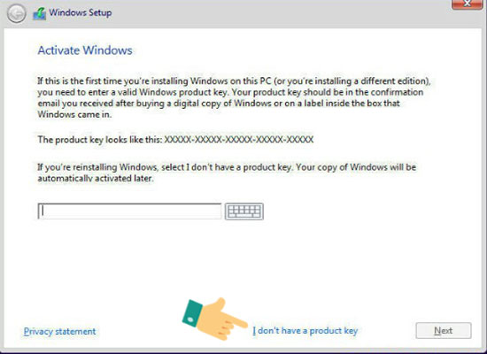 Instructions for installing Win 10 using USB with original ISO file from Microsoft Picture 16