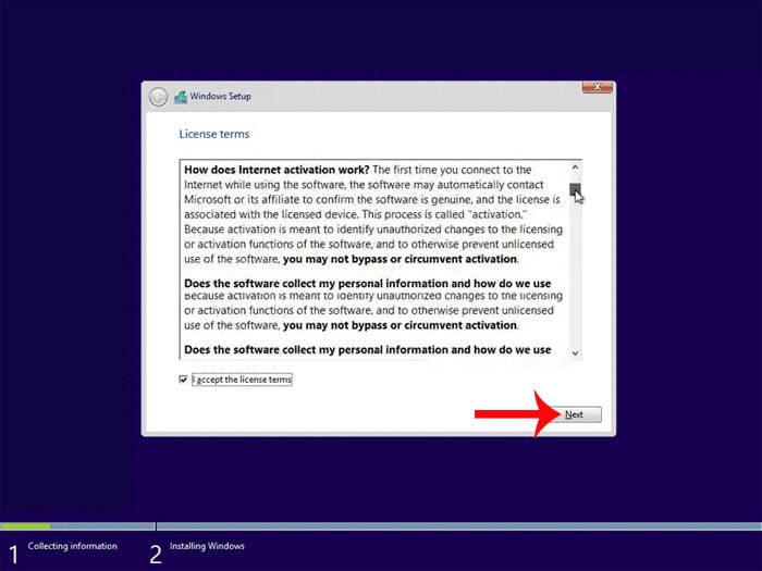 Instructions for installing Win 10 using USB with original ISO file from Microsoft Picture 17