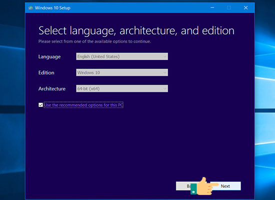 Instructions for installing Win 10 using USB with original ISO file from Microsoft Picture 9