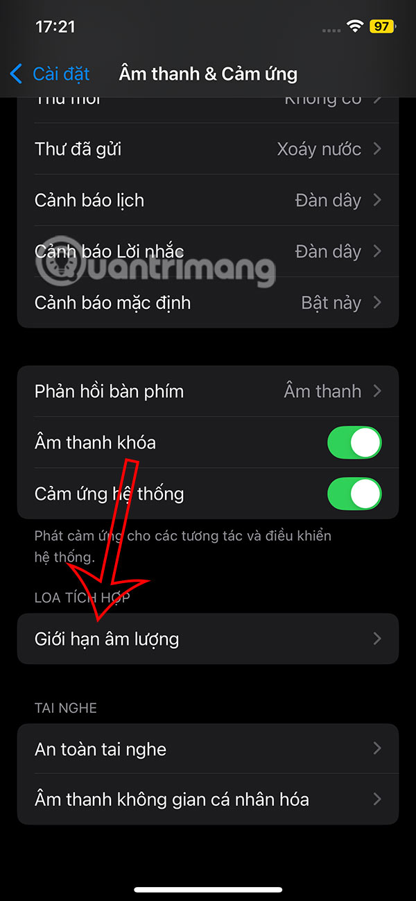 Instructions for limiting iPhone speaker volume Picture 2