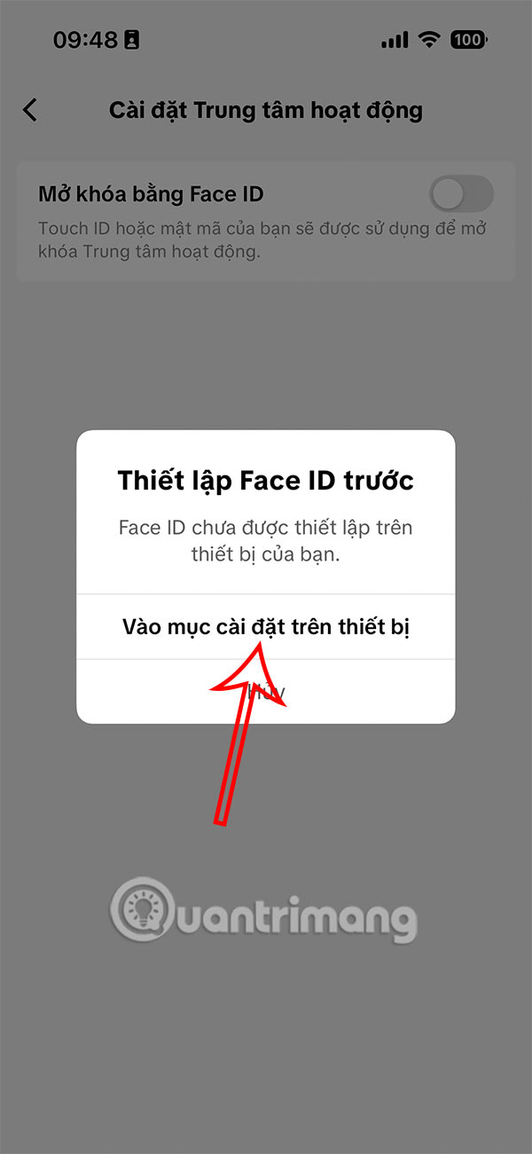 How to lock TikTok activity history with FaceID Picture 5