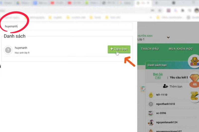 Instructions for making friends on VioEdu Picture 3