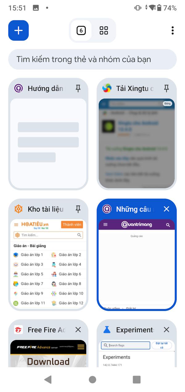 How to pin tabs on Chrome Android Picture 9