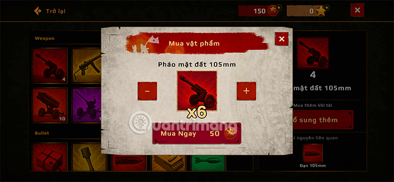 Instructions for playing the game Dien Bien Phu 56 Days and Nights Picture 6