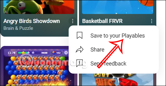 Instructions for playing games on YouTube without a Premium account Picture 3