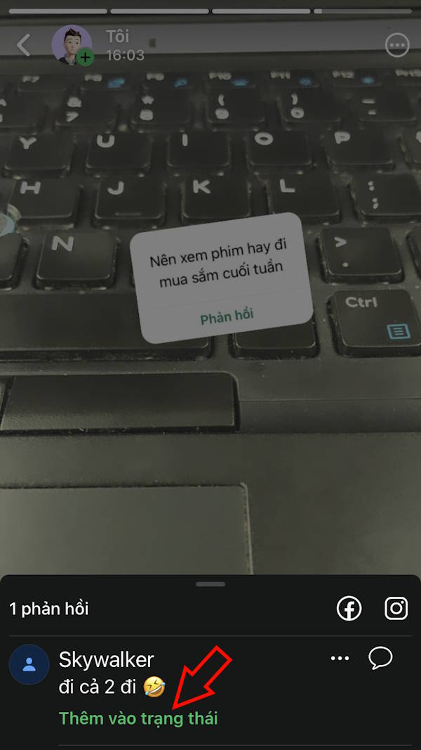 Instructions for posting question status on WhatsApp Picture 10