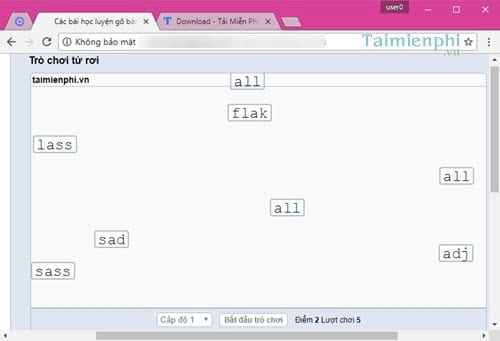 Instructions for practicing fast keyboard typing, effective 10-finger typing Picture 15