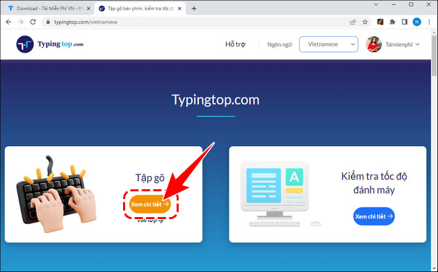 Instructions for practicing fast keyboard typing, effective 10-finger typing Picture 2