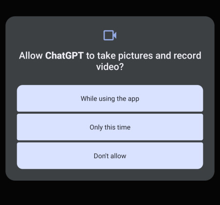 Instructions for recording live video on ChatGPT Voice Picture 2