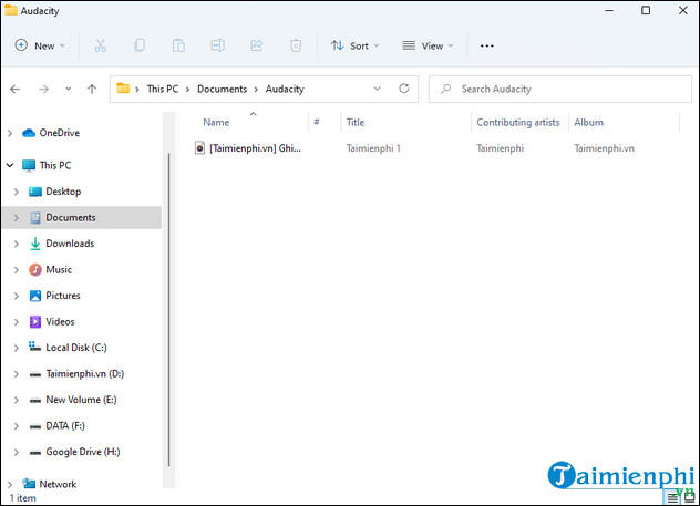 Instructions for recording with Audacity on computer Picture 7