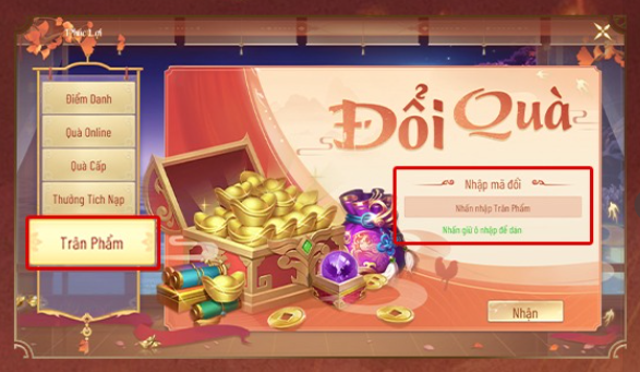 Instructions for redeeming the code for Chiến Hỏa Tam Giới and the latest list of gift codes Picture 2