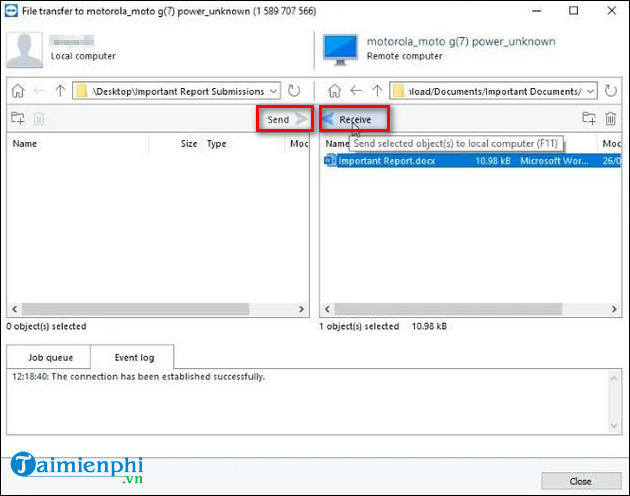 Instructions for remote USB access using TeamViewer Picture 4