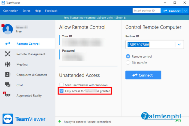 Instructions for remote USB access using TeamViewer Picture 7