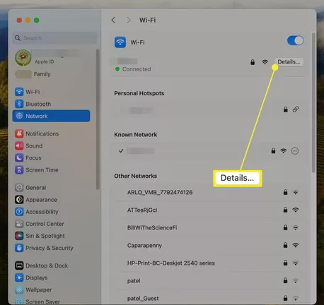 Picture 1 of Instructions on how to reset network settings on a Mac