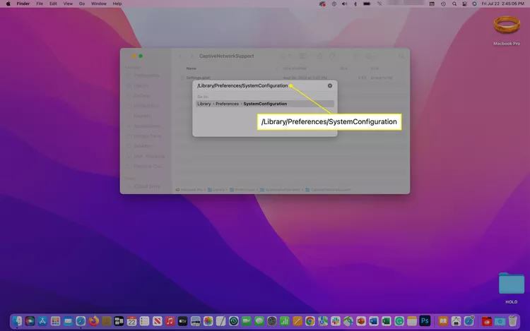 Picture 4 of Instructions on how to reset network settings on a Mac