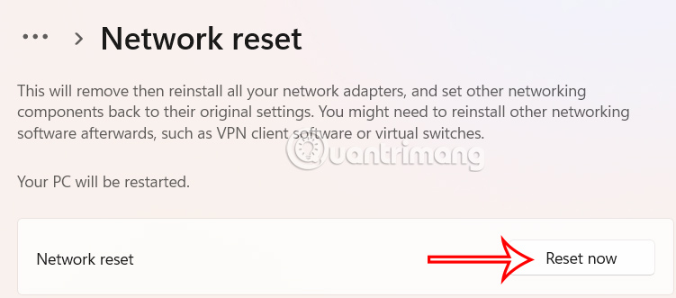 How to reset Ethernet connection in Windows 11 Picture 4