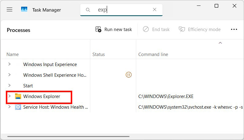 Instructions on how to restart the Taskbar on Windows 11 Picture 1