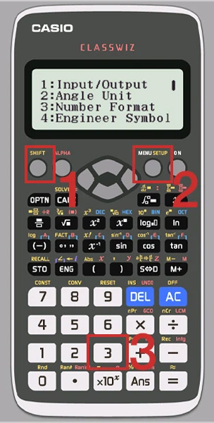 Instructions for rounding numbers on Casio calculators Picture 3