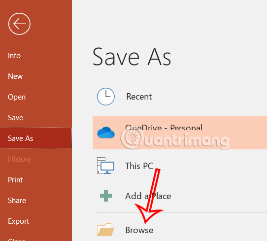 Instructions for saving images from Powerpoint to your computer Picture 3