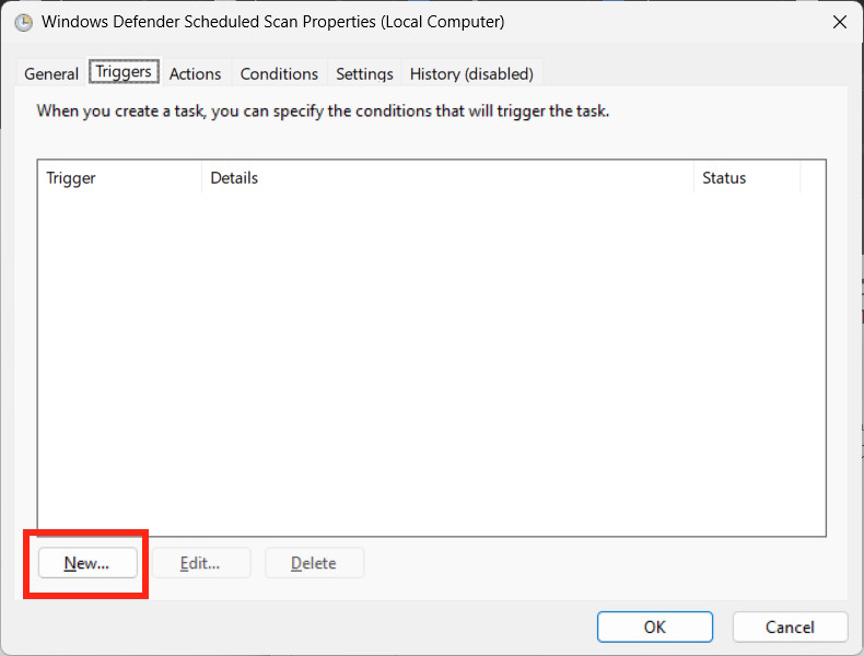 Instructions for scheduling Microsoft Defender scans on Windows Picture 4