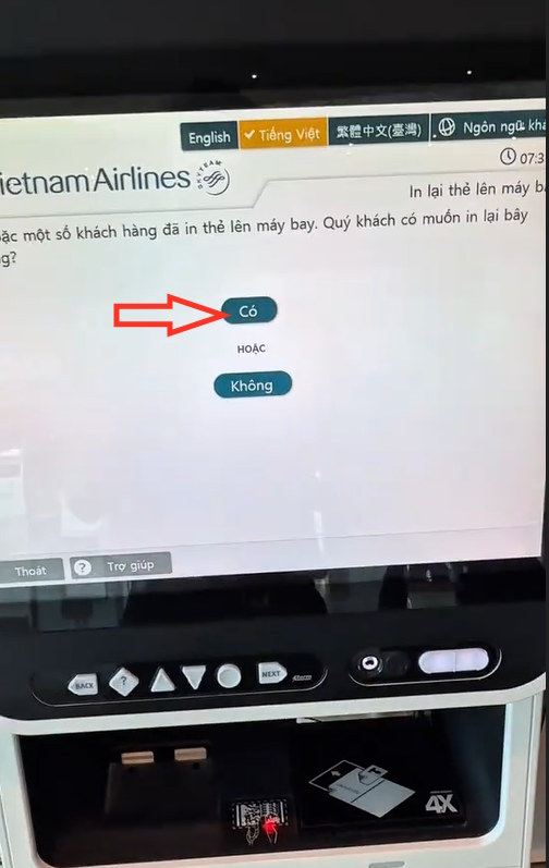 Instructions for automatic baggage check-in without queuing Picture 10