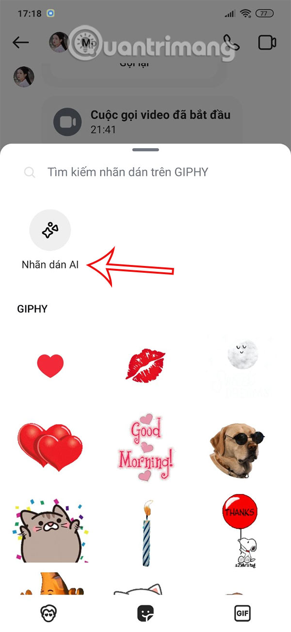 How to send AI stickers in Instagram messages Picture 3
