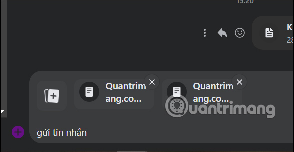 Picture 8 of Instructions on sending files via Messenger on your phone and computer.