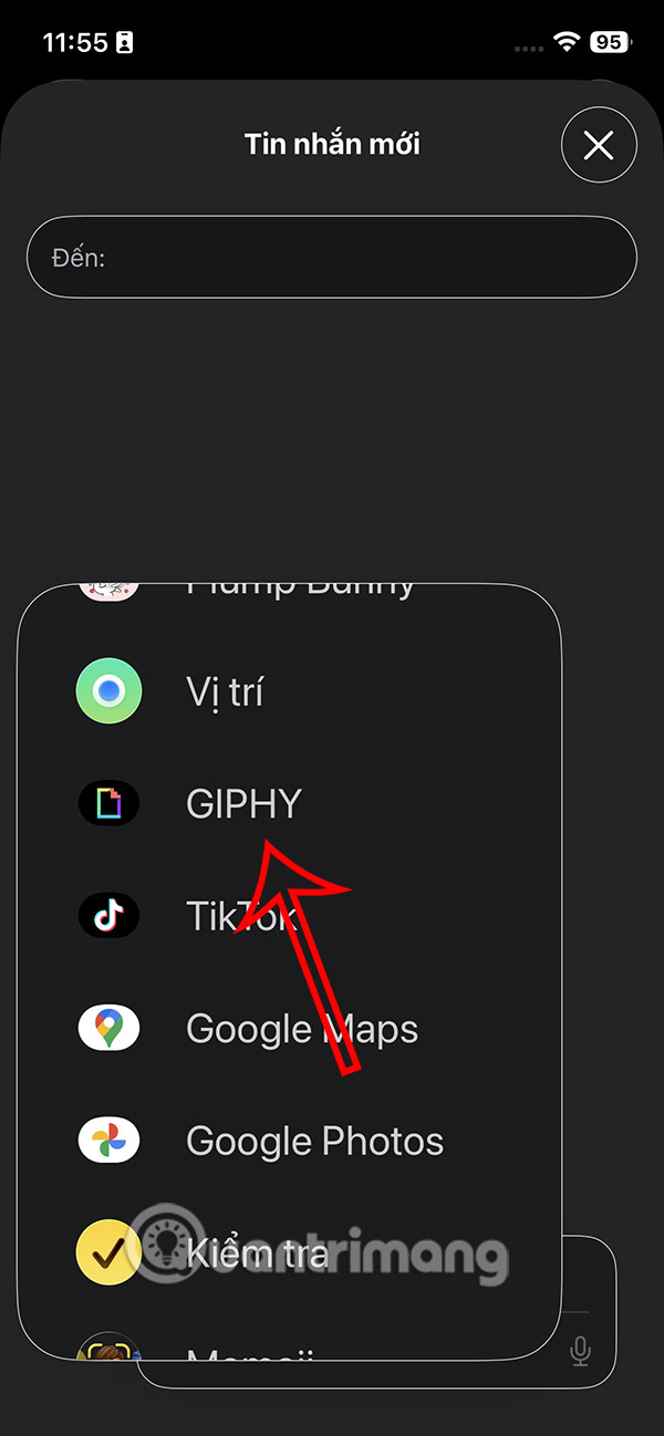 How to send GIF images in iPhone messages Picture 2